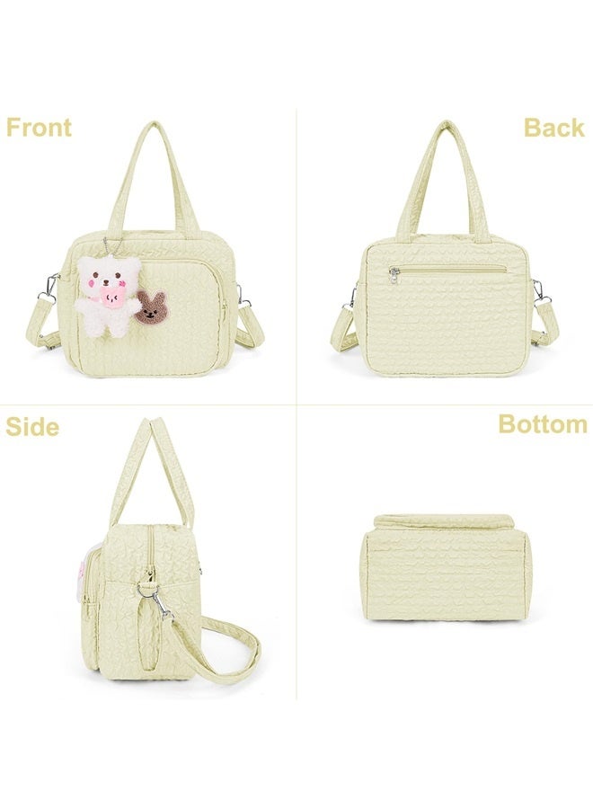 "Baby Diaper Bag Tote, Cute Mommy Nappy Crossbody Travel Tote, Multifunction Storage Bag ﻿" - Image 2