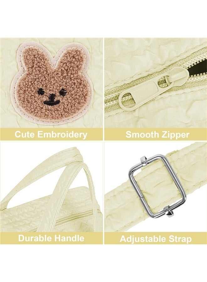 "Baby Diaper Bag Tote, Cute Mommy Nappy Crossbody Travel Tote, Multifunction Storage Bag ﻿" - Image 4