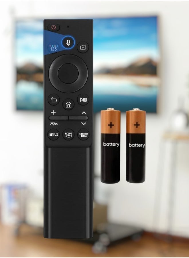 HuHa - BN59-01357F TM2180E RMCSPA1RP1 Replacement Voice Remote Control for Samsung Smart TVs (2021 Model), Compatible with Samsung QLED Series Smart TVs (Q60A, Q70A, Q80A, QN85A, QN90A, QN800A) – Easy Setup, Full Functionality - Image 1
