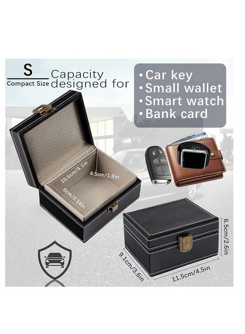 Excefore Car Key Signal Blocker Box with 1 Ps Faraday Pouch Faraday Box for Car Keys RFID Blocking Case Keyless Entry Car Security Key Protector Signal Blocker  - Image 3