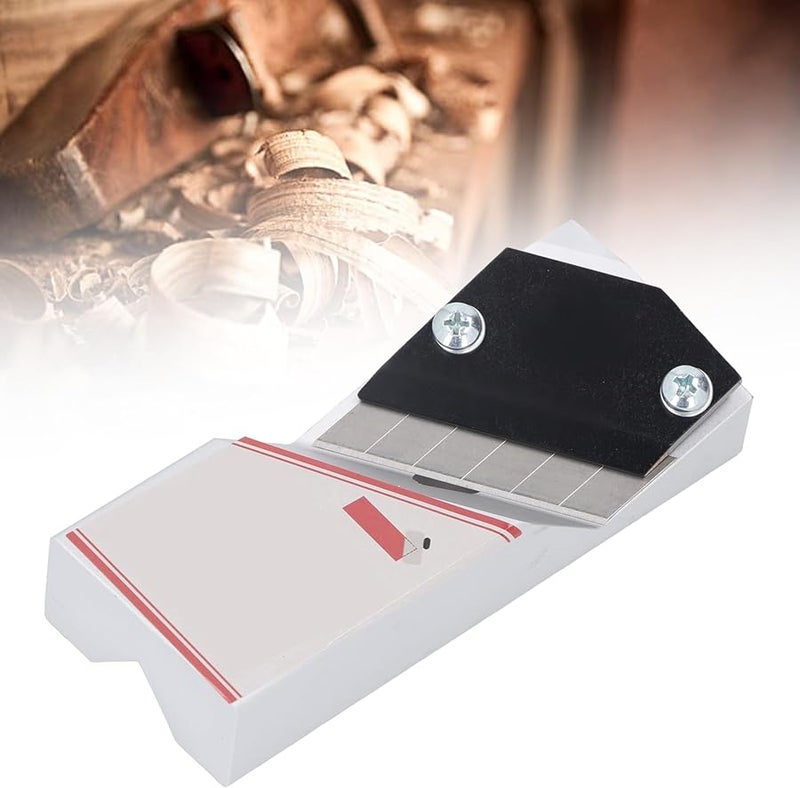 45 Degree V Type Chamfer Plane Professional Woodworking Tool with Aluminum Alloy Body and 6 Blades - Image 4