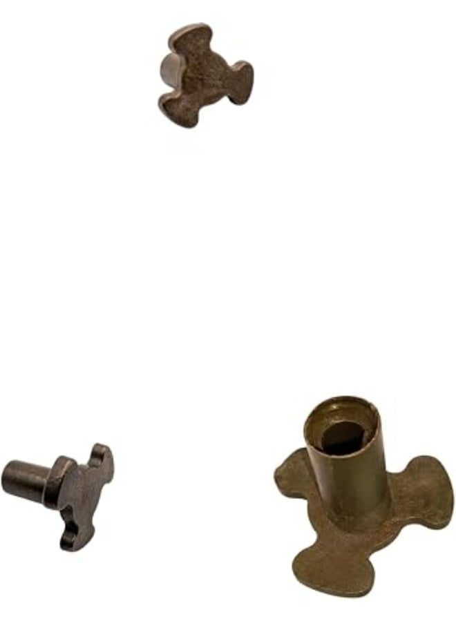 Imported Microwave Turntable Coupler – Microwave Oven Roller Guide Supporting the Tray Shaft – Glass Tray Motor Coupler Replacement | Microwave Spare Part, Secure Fit, Plastic Material, Easy to Install, Compatible with Glass Trays - Image 3