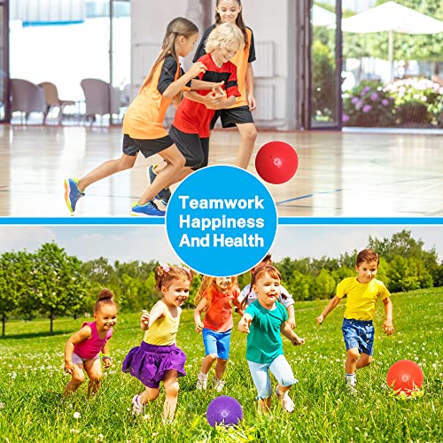 BallFUN Dodgeballs Playground Balls 7", Dodge Ball Set for Kids & Adults, Bouncing Kickballs Handball for Outdoor & Indoor Games - Includes Pump & Mesh Storage Bag (7",6 Pack) - Image 5