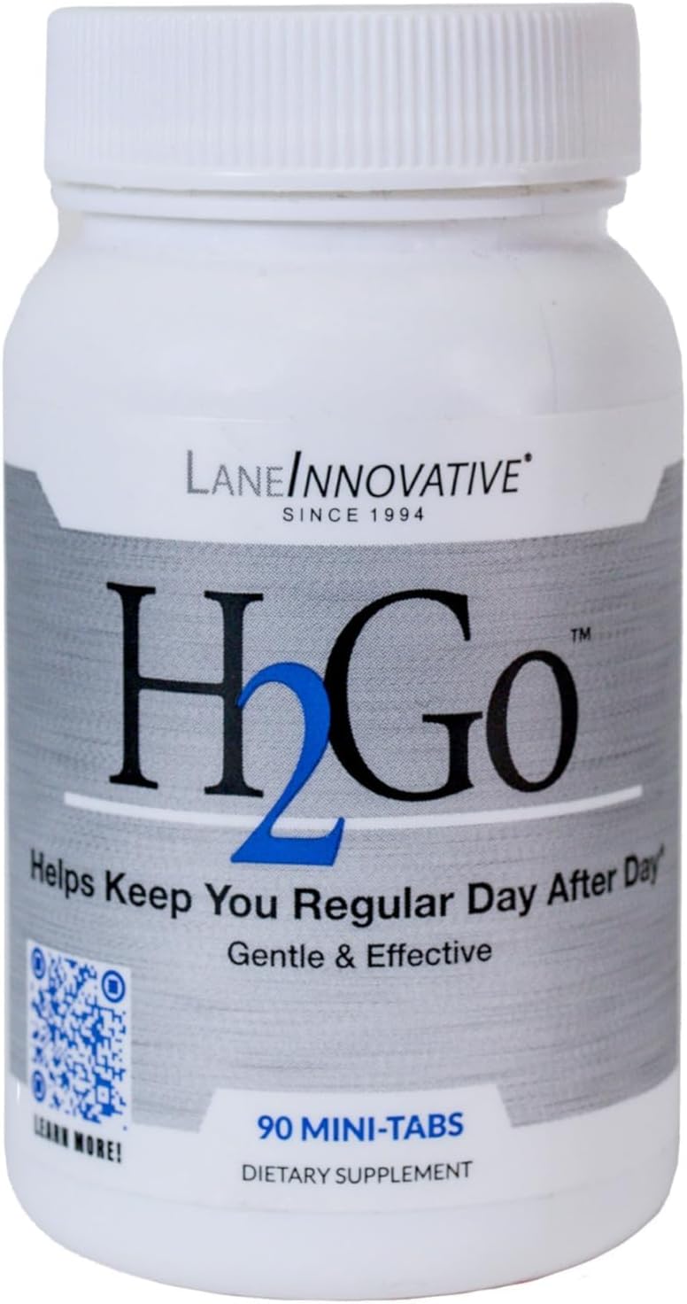 LANE LABS H2Go Dietary Supplement - 90 Mini-Tabs for Gentle and Effective Regularity - Image 1