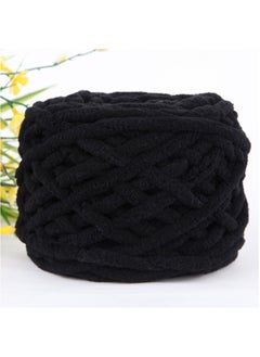 MileMelo 2-Piece Knitting Wool Yarn,Knitting Yarn Coarse Yarn for Crochet, Soft Chunky Yarn for Projects Making Plush Balls Handmade Bags Sweaters Shoes Hats Blankets Scarves Black  - Image 3