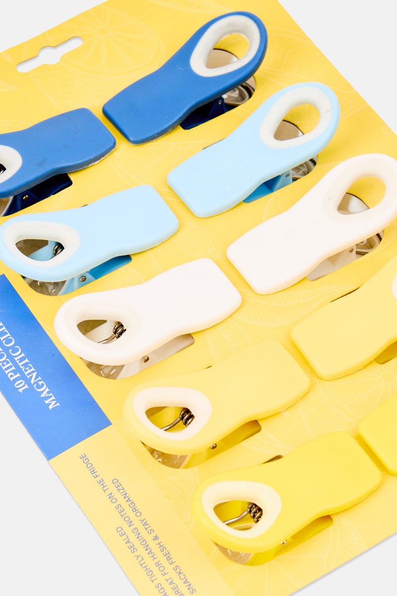 COOK WITH COLOR 10 Pieces Magnetic Bag Clips, Multicolor - Image 2