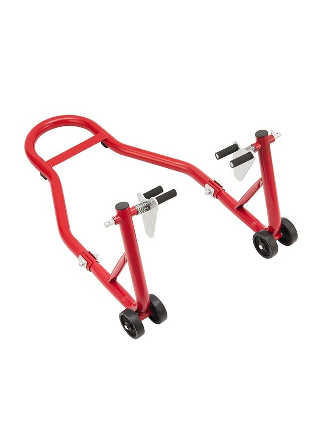 LAWAZIM Front and Rear Motorcycle Stands - 2 Piece - Adjustable Paddock Lift Stand Set, Swingarm Spool Paddock Stands for Chain Maintenance, Tire Cleaning, & Storage - Compatible with Most Motorcycles - Image 4