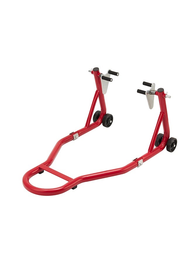 LAWAZIM Front and Rear Motorcycle Stands - 2 Piece - Adjustable Paddock Lift Stand Set, Swingarm Spool Paddock Stands for Chain Maintenance, Tire Cleaning, & Storage - Compatible with Most Motorcycles - Image 5