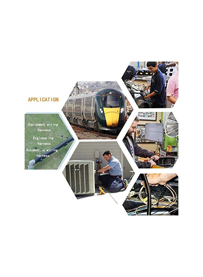 promass 1/4ID Split Wire Loom Corrugated Tubing 10M PE Plastic Bellows Pipe Hose Preservative Flexible Tube Black Protector Prevent Chewing for Electric Conduit Liquid Cable Cover Sleeve - Image 5