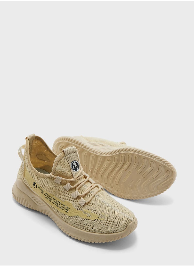 Geoomnii - Casual Lace Up High Top Sneakers - Image 1