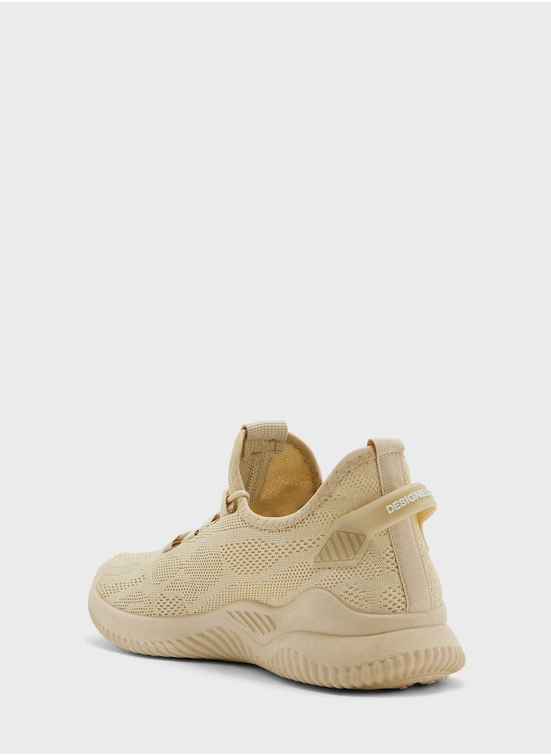 Geoomnii - Casual Lace Up High Top Sneakers - Image 1
