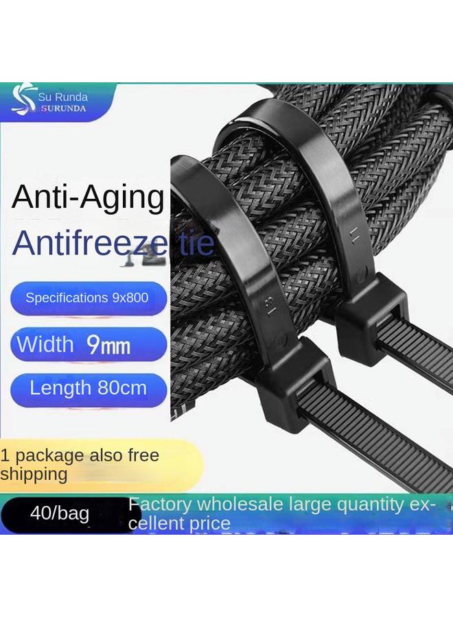 Bluejw Long Tie Large Nylon Plastic Super Long Dog 1 M Lefterable Loose Buckle Corn Straw Tie - Image 5