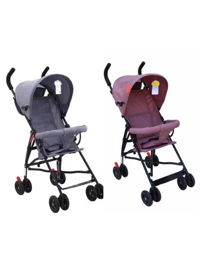 عربة أطفال خفيفة ومحمولة من VIP STARS، قطعة واحدة متنوعة - Image 1