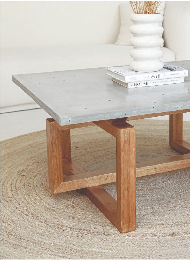 Sement CONCRETE SQUARE TABLE - GREY  - Image 2