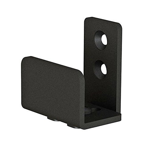 JUBEST جوبست دليل أرضي أسود مطفي لتعليق باب الحظيرة المنزلقة حتى 1-3/8"W 1-1/4"H - Image 1