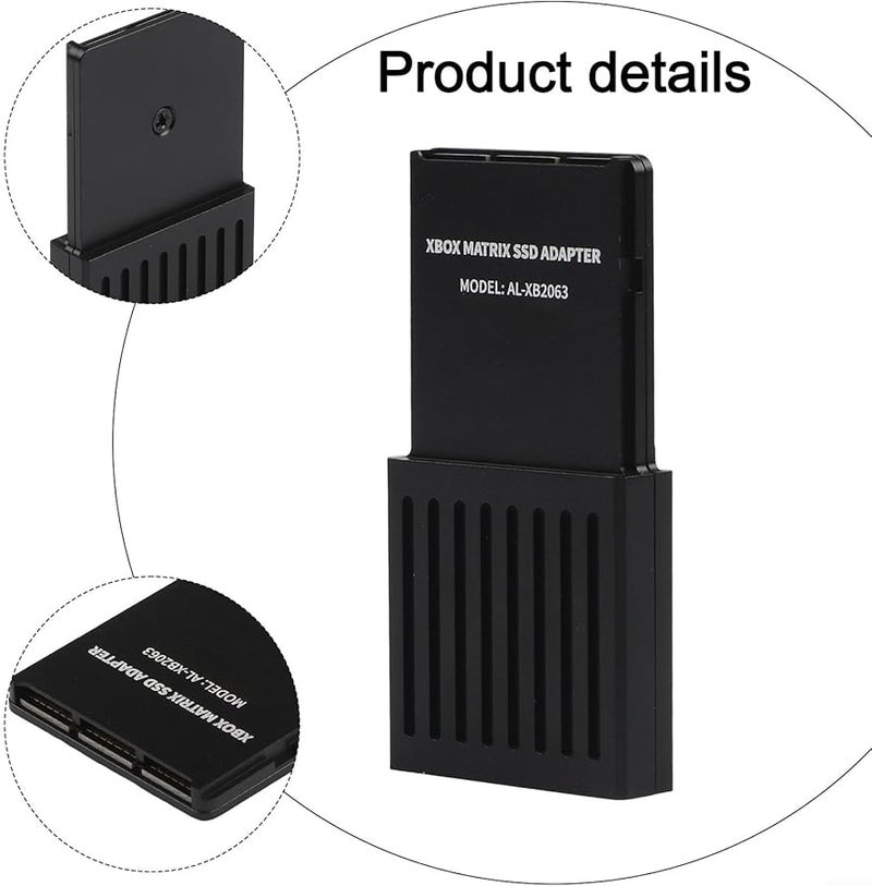 علبة محرك الأقراص الصلبة الخارجي من الألومنيوم لتوسيع تخزين SSD لأجهزة Xbox Series X و S - Image 3