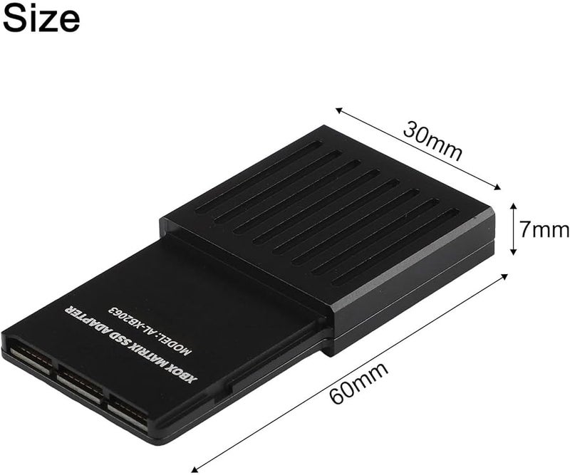 علبة محرك الأقراص الصلبة الخارجي من الألومنيوم لتوسيع تخزين SSD لأجهزة Xbox Series X و S - Image 1