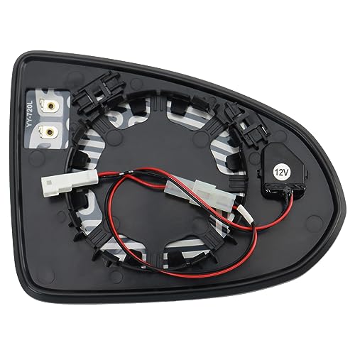 TRQ Driver Side Mirror Glass Heated Blind Spot Indicator Snap On Compatible with 2020-2022 Hyundai Sonata HY1324147 - Image 4