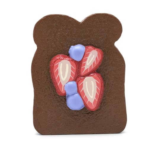 Kiibru Sliced Toast Squishy Jumbo Bread Scented Stressrelief Fidget Squishies Toy Collection Chocolate - Image 1
