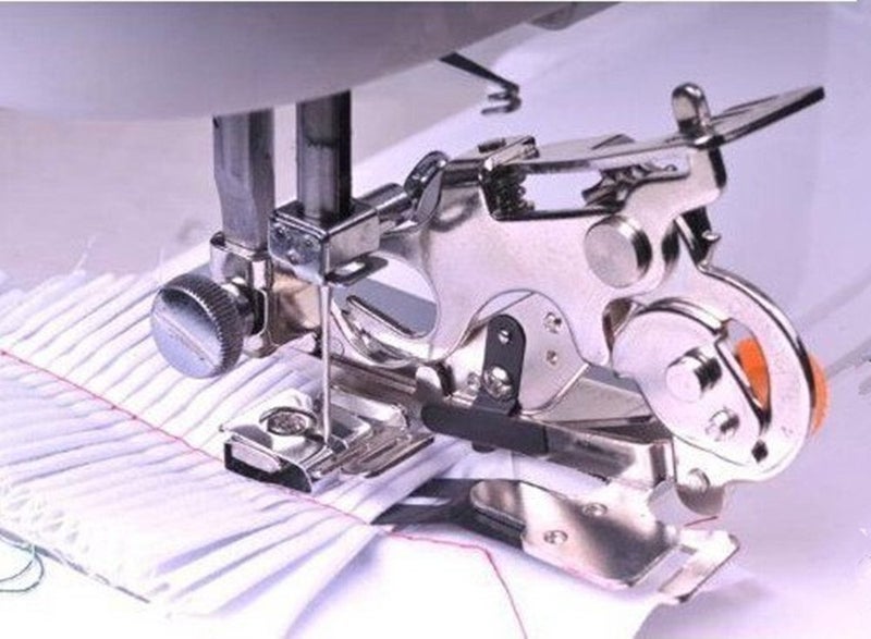 YEQIN Ruffler Foot (#55705) Sewing Machine Presser Foot for Singer Brother Juki Low Shank Sewing Machine (Pink Box) - Image 1