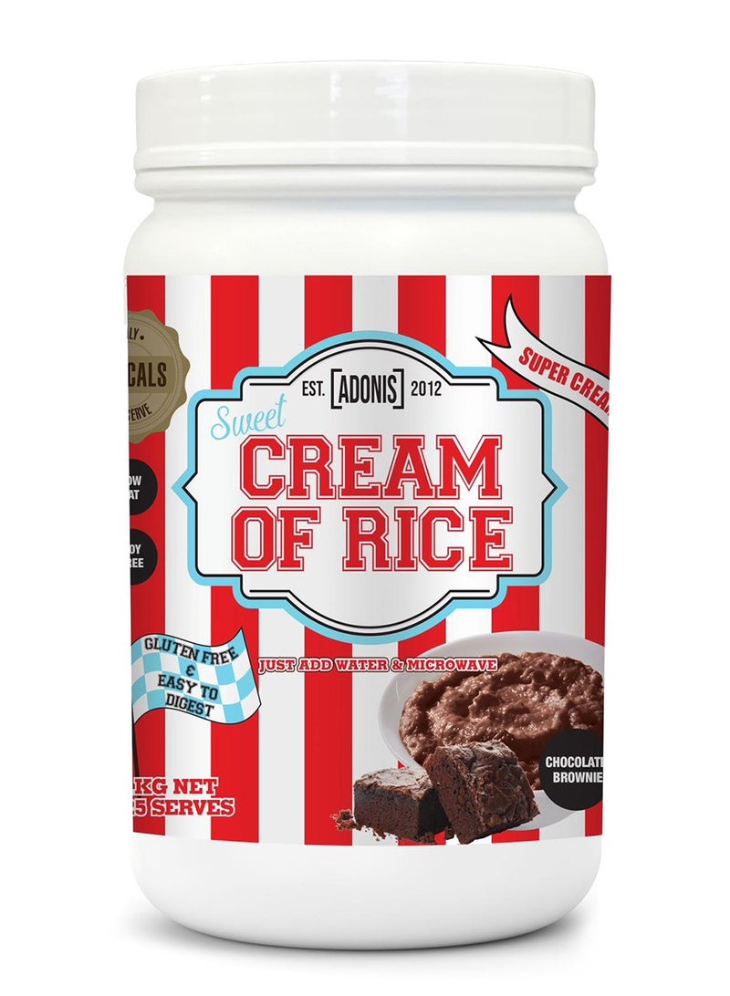 Adonis Protein Sweet Cream of Rice Chocolate Brownie Flavor 1kg
