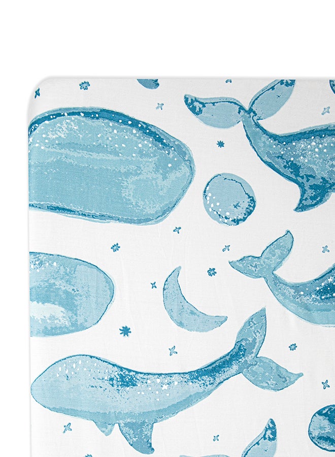 كرين بيبي ملاءة سرير كاسبيان حوت - Image 3