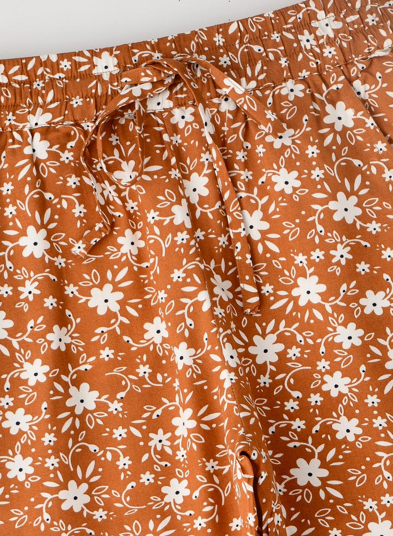 Jelliene Girls All Over Printed Pants 100% Viscose, Soft and Flowy Pants for Girls - Image 3