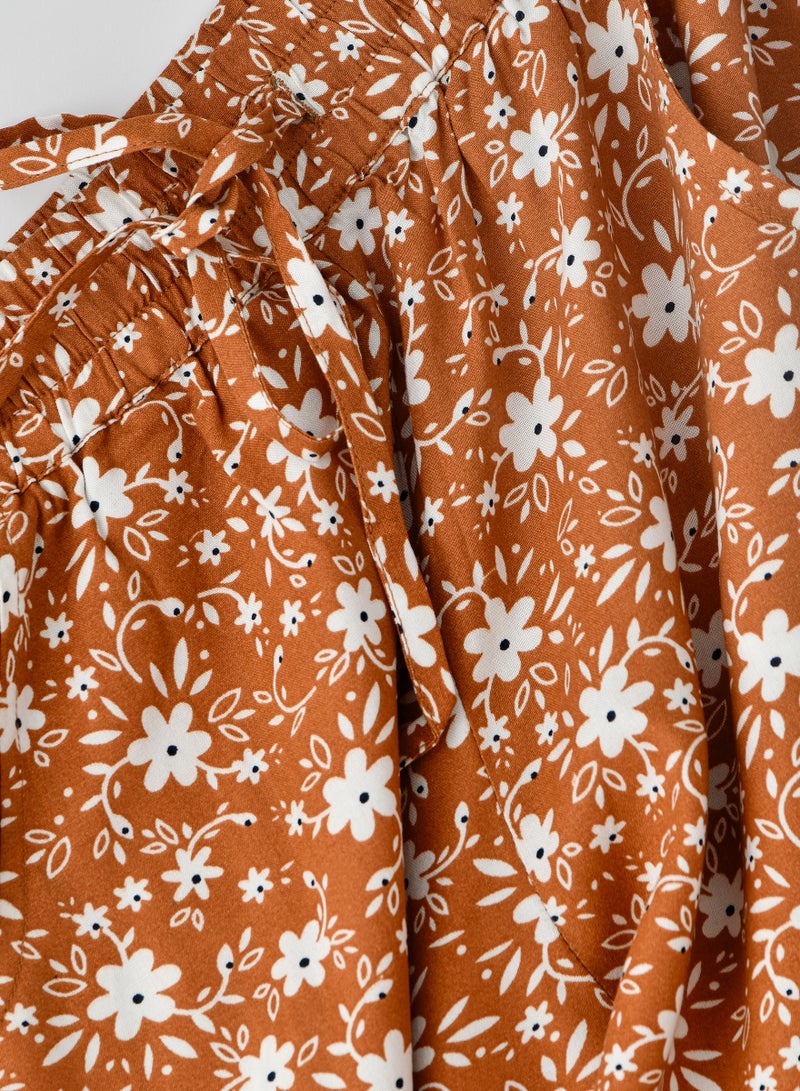 Jelliene Girls All Over Printed Pants 100% Viscose, Soft and Flowy Pants for Girls - Image 4