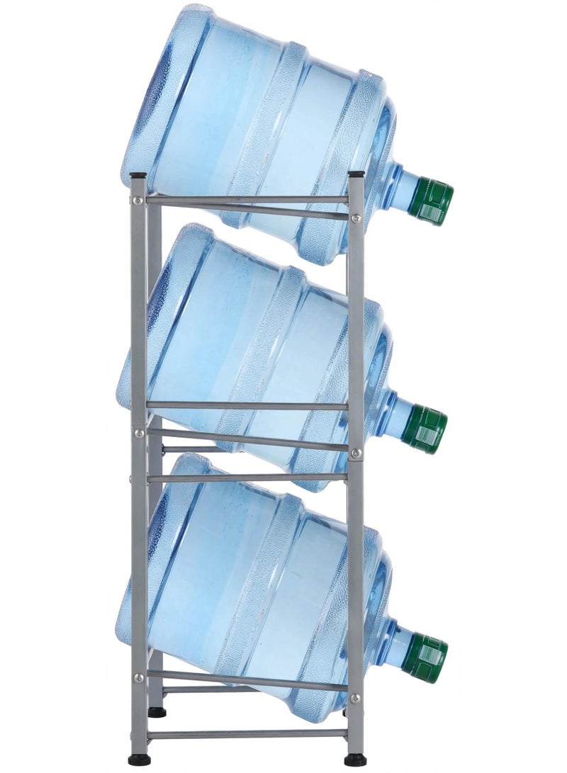 DubaiGallery 3Layer Water Stand Rack, Bucket Storage Rack Organizer – Multi-Level Water Container Stand Designed for convenient household organization, this storage rack provides practical space for buckets, water bottles, and containers. The vertical multi-level structure helps optimize floor space while keeping frequently used items accessible, organized, and neatly stored. - Image 4