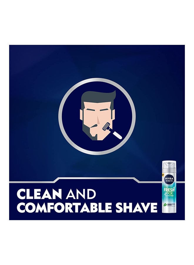Nivea Fresh Kick Shaving Foam  - Image 4