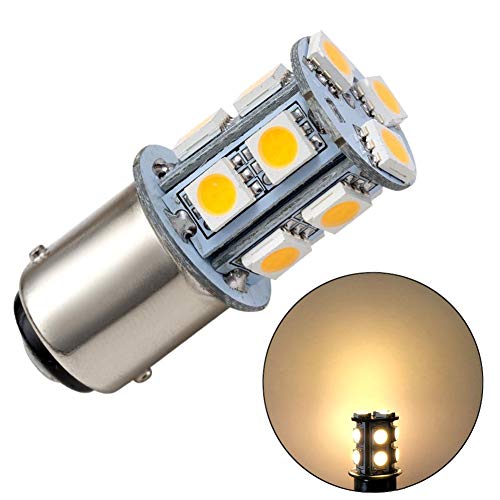 GRV Ba15d 1142 1076 13-5050SMD Cool White LED Bulb AC/DC12V-24V RV Light Bulbs Interior,Replacement for 12Volt Turn Single Light Bulb,Travel Trailer,Boat Lights,Camper Light Bulbs (Pack of 6) - Image 3