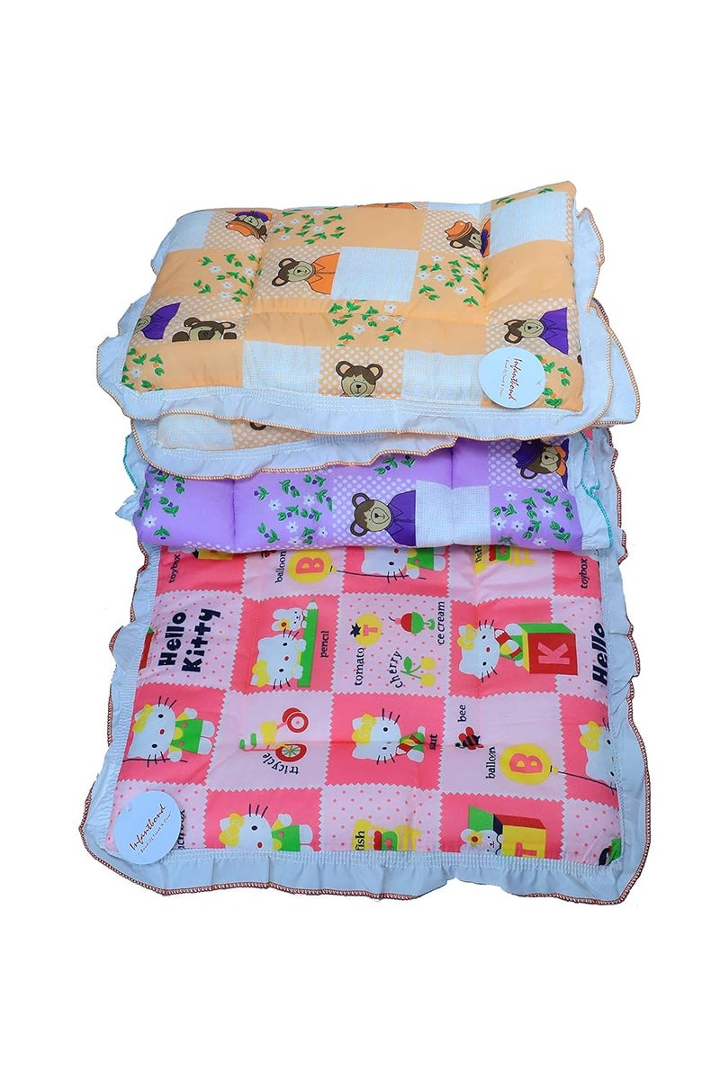 Infantbond Baby Cotton Bed Bedding Mattress Godari Massaging Mat 012 MonthsPack of 3 Lightweight Multicolor - Image 2