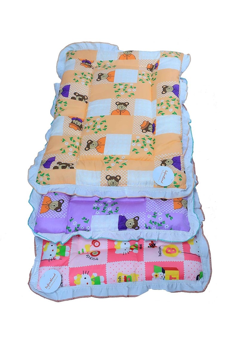 Infantbond Baby Cotton Bed Bedding Mattress Godari Massaging Mat 012 MonthsPack of 3 Lightweight Multicolor - Image 4
