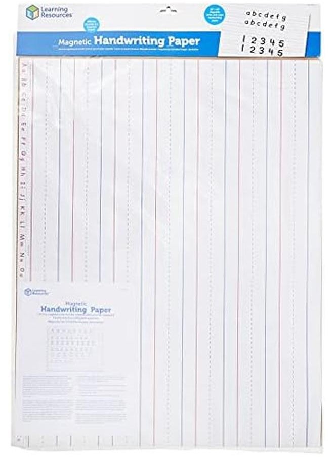 Learning Resources Magnetic Handwriting Paper Classroom Supplies Dry Erase Writing Board Small Sizes  - Image 3