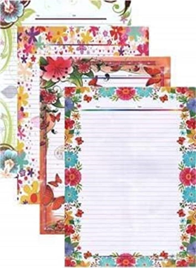 Peeplvalue A4 Size Designer One Side plane One Sided Line Sheet for School, Colleges, Project, Assignments, Practical Etc Multipurpose (Pack of 80 Sheets) - Image 2