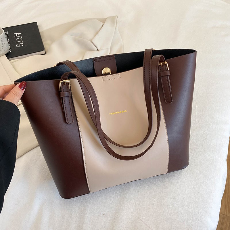 Women's PU Tote Crossbody Bag - Image 1