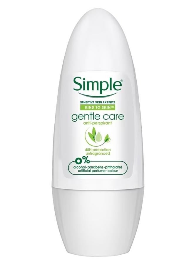 simple Gentle Care Anti-Perspirant Deodorant Roll-On 45 ml