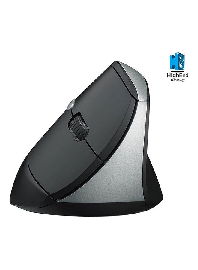 Rapoo Vertical 2.4 Ghz Wireless Mouse Black - Image 2