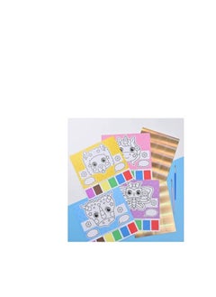 Generic The Double-sided Coloring Book Is An Art Set That Helps The Child Color, Write, And Play. Colors And Shapes May Vary4 Pieces  - Image 1