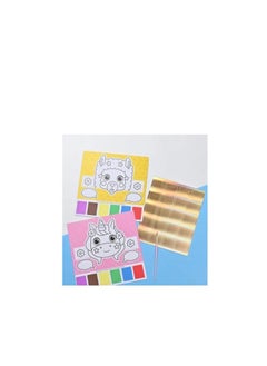 Generic The Double-sided Coloring Book Is An Art Set That Helps The Child Color, Write, And Play. Colors And Shapes May Vary4 Pieces  - Image 2