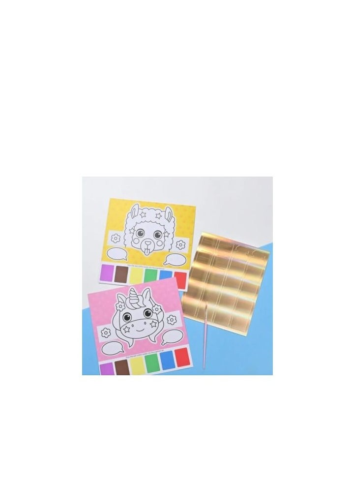 Generic - The Double-sided Coloring Book Is An Art Set That Helps The Child Color, Write, And Play. Colors And Shapes May Vary4 Pieces - Image 1