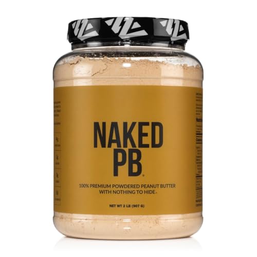 Nakd 2 LB Powdered Peanut Butter from US Farms – Bulk, Only 1 Ingredient - Roasted Peanuts, Vegan, No Additives, Preservative Free, No Salt, No Sugar - 76 Servings - NAKED PB - Image 1