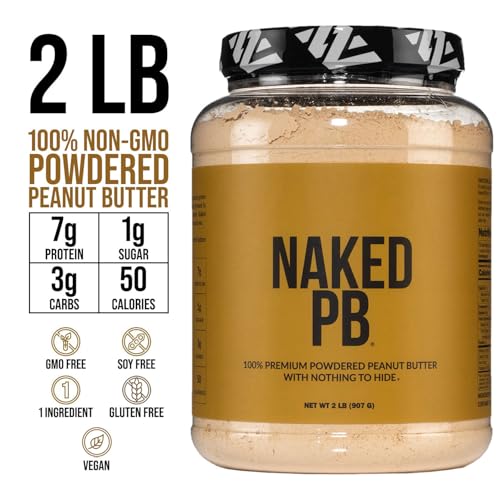 Nakd 2 LB Powdered Peanut Butter from US Farms – Bulk, Only 1 Ingredient - Roasted Peanuts, Vegan, No Additives, Preservative Free, No Salt, No Sugar - 76 Servings - NAKED PB - Image 4