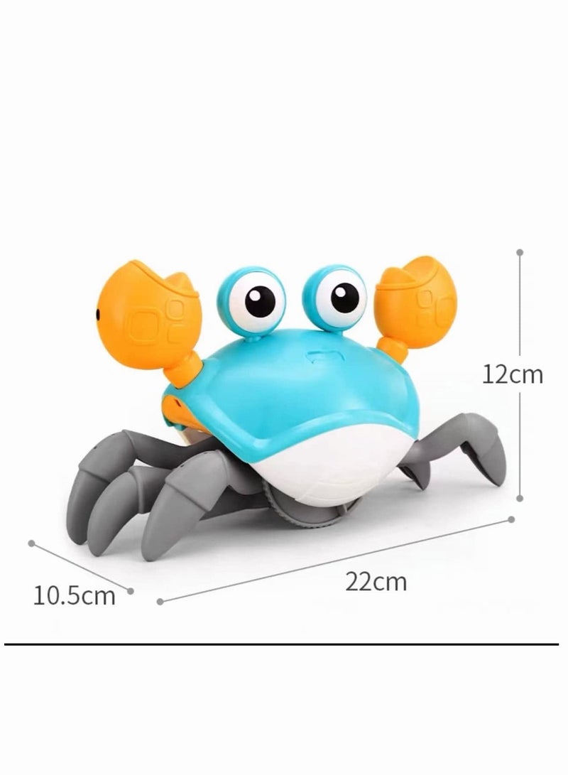 MIXDE Electric Runaway Crab，Crawling Crab Baby Toy with Music and LED Light Up - Image 2