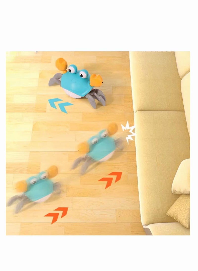 MIXDE Electric Runaway Crab，Crawling Crab Baby Toy with Music and LED Light Up - Image 4