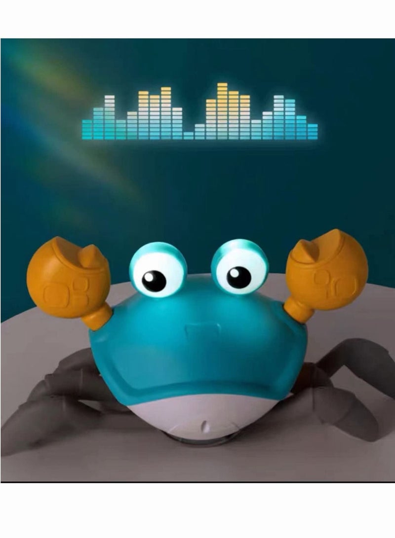 MIXDE Electric Runaway Crab，Crawling Crab Baby Toy with Music and LED Light Up - Image 3
