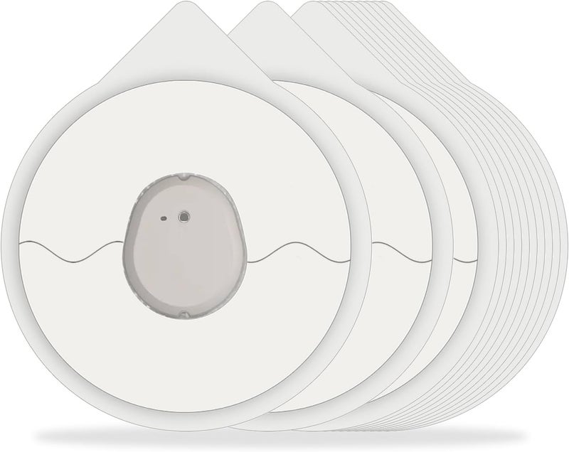 HONYOU HONYOU 25Pack Stelo Overpatches Waterproof Premium Transparent G7 Over Patches with Hole, Hypoallergenic Adhesive Patches 10 Days Long Stay Easy Use by One Hand