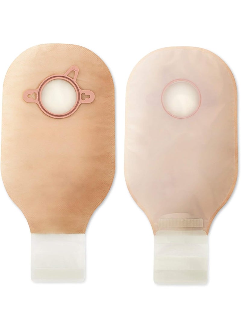 New Image HOLLISTER Ostomy Pouch New Image 2 1/4"Two-Piece System 12" Length Drainable (#18003, Sold Per Box) 