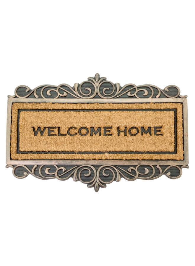 HONEY BEE Rectangular Shaped Princess Design Welcome Home Doormat Grey And Brown 45 X 75Cm