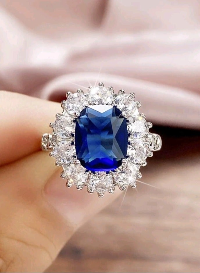 Jewelry For Life Trendy Silver Plated Ring For Women Size 6 - Image 2